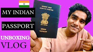 INDIAN 🇮🇳 PASSPORT UNBOXING VLOGITZ SHUBHAM passport trending passportindia trending vlogs [upl. by Spatz]