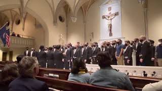 Notre Dame Glee Club sings Alma Mater and Fight Song [upl. by Rogozen]