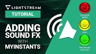 How to Add Sound Effects to Your Stream with MyInstants [upl. by Zebedee]