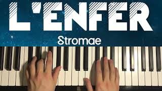 Stromae  L’enfer Piano Tutorial Lesson [upl. by Hulbert208]