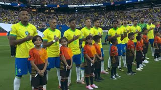 Brazil National Anthem vs Uruguay Copa America 2024 [upl. by Madea]