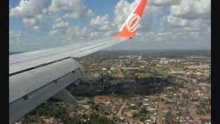 Aproximação e pouso em Porto Velho  GOL 737800 [upl. by Akinohs]