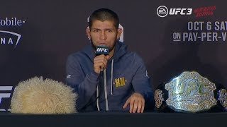 UFC 229 Postfight Press Conference [upl. by Nroht270]