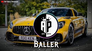 Baller SlowedReverb  Shubh  AP Bass Boosted [upl. by Anek2]