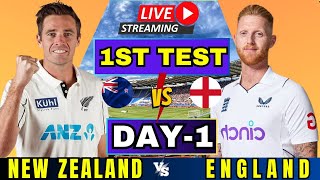 LIVE New Zealand vs England 1st Test Day 1 live eng vs nz 1st test day 1 eng vs nz [upl. by Yerkovich863]