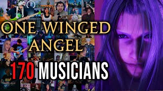 Final Fantasy VII  One Winged Angel with 170 Musicians [upl. by Dib]