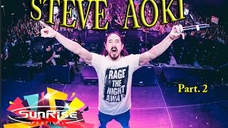 SUNRISE FESTIVAL 2015  STEVE AOKI HD Part 2 [upl. by Attelra]