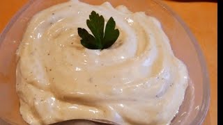 Mayonnaise sauce Algérienne pour vos sandwichs مايونيز المكسور والصلصة الجزائرية [upl. by Nosreme473]