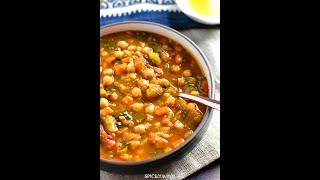 Moroccan Chickpea Soup in Instant Pot Pressure Cooker [upl. by Sellma]