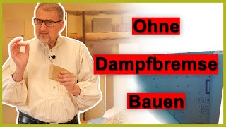 Ohne DAMPFBREMSE bauen geht das  hanfdämmung [upl. by Alegnat650]