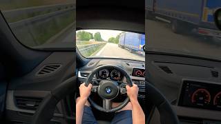 BMW X2 M Mesh Edition Top Speed xDrive20i on Autobahn bmw driving shorts [upl. by Grenier]