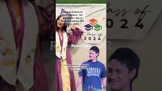 Belle Mariano graduation as SHScelebrity showbiz actor donbelle rowe0682 [upl. by Tannie]