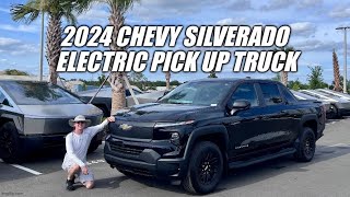 2024 Chevy Silverado EV electric pickup truck test drive and review [upl. by Yalahs]