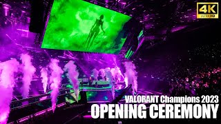 【4K】VALORANT Champions 2023 Opening Ceremony POV【VCTVALORANT】 [upl. by Clim]