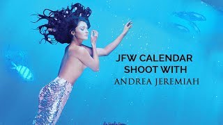 Andrea Jeremiah JFW Photoshoot for Calendar 2019 Singing on stage gives me high [upl. by Ardnot]