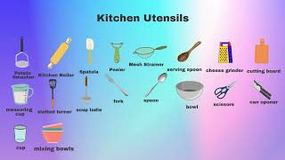 Aprende Ingles facil y rapido Mari hoy te enseña en este video los utensilios de cocina en Ingles [upl. by Etnovaj]