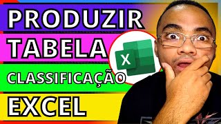 Como FAZER TABELA De CLASSIFICAÇÃO No EXCEL TABELA De CLASSIFICAÇÃO No EXCEL CLASSIFICAÇÃO EXCEL [upl. by Floss]