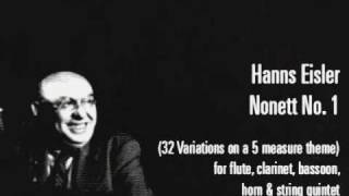 Nonet No 1 by Hanns Eisler [upl. by Hnib]