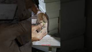 Smooth and does not damage the dynabolt thread using this method woodworking tips shortsvideo [upl. by Narahs]