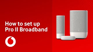 How to set up Vodafone Pro II Broadband  Support  Vodafone UK [upl. by Norrek]