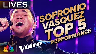 Sofronio Vasquez Performs quotUnstoppablequot By Sia  The Voice Finale  NBC [upl. by Uriia]