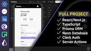 Full App Build  Dev to Deployment  Nextjs Prisma Neon amp Clerk [upl. by Laurette190]