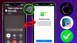 iOS 18  Comment activer lenregistrement des appels sur iPhone  Call Recorder sur iPhone 2024 [upl. by Magdalene132]