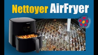 Nettoyer votre AirFryer  retirer le gras [upl. by Zetnas299]