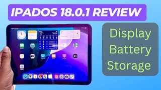 Ipados 1801 Update Review  Battery Display and Performance [upl. by Brace]