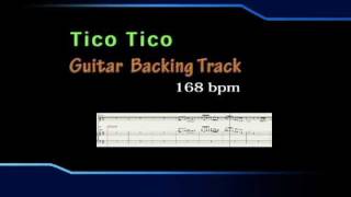 Tico Tico Guitar Backing Track 168bpm [upl. by Liliane]