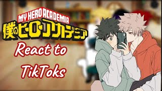 Mha react to Bakudeku and future🧡💚Lazy at the endfirst videoEileen [upl. by Ocana366]