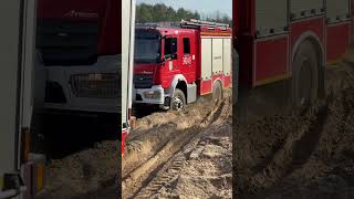 Szkolenie strażwterenie osp psp offroad 4x4 firefighter fire strażpożarna car firetruck [upl. by Nuawaj]