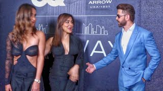 Hrithik Roshan And Neha Sharma Presented For The GQ Runway Red Carpet [upl. by Drofyar]