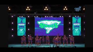 Stingray AllStars Orange Cheersport 2024 Day 2 🥇 [upl. by Ytsirc241]