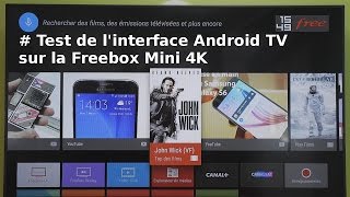 Test Android TV  Que vaut linterface Android TV de la Freebox Mini 4K [upl. by Nortyad]