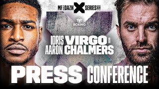 Misfits x DAZN X Series 009 Idris Virgo vs Aaron Chalmers Press Conference Livestream [upl. by Shaina786]