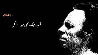 John Elia  Us Gali Me Gae Ke Zamane Hogae Hai  Black Screen Urdu Lyrics Video  Maut Here [upl. by Adirahs]