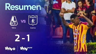 Tolima vs América de Cali Resumen y goles  Liga BetPlay Dimayor 20231  Fecha 1 [upl. by Uni]