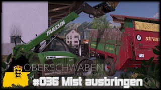 LS22 OBERSCHWABEN LP 036  Mist ausbringen  Realismus Selbstversuch [upl. by Rorry]