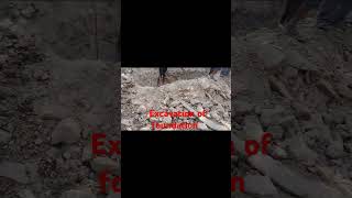 How to Excavation foundation  construction home  layout of building [upl. by Iteerp753]