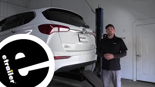 etrailer  Curt Trailer Hitch Installation  2020 Buick Envision [upl. by Anirat957]