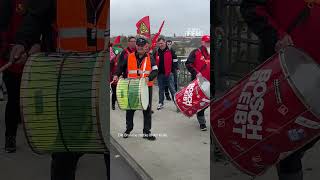 Metallerdemo in Mainz auf der TheodorHeussBrücke [upl. by O'Mahony]