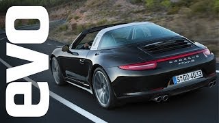 Porsche 911 Targa 4S review with Tiff Needell  evo REVIEWS [upl. by Yrocal]