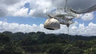 Arecibo Radio Telescope Time Lapse  Puerto Rico  Amazing Engineering [upl. by Labanna]