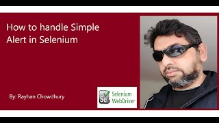 How to handle Simple Alert in Selenium [upl. by Putscher]