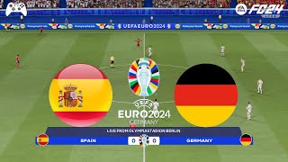 FC 24  Spain vs Germany  EURO 2024 Round Of 16 Match [upl. by Fiel665]