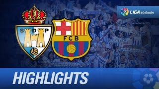 Resumen de SD Ponferradina 44 FC Barcelona B  HD [upl. by Fezoj831]