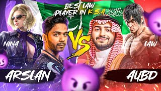 Arslan Ash fought against the top Law player of Saudi Arabia  Arslan Ash Nina VS AUBD Law [upl. by Knowles]