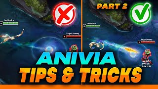 3 TIPS That Will IMPROVE Your ANIVIA Gameplay  PART 2 [upl. by Rosena]