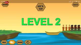 River Crossing  Level 2 Mobile Game [upl. by Hills]